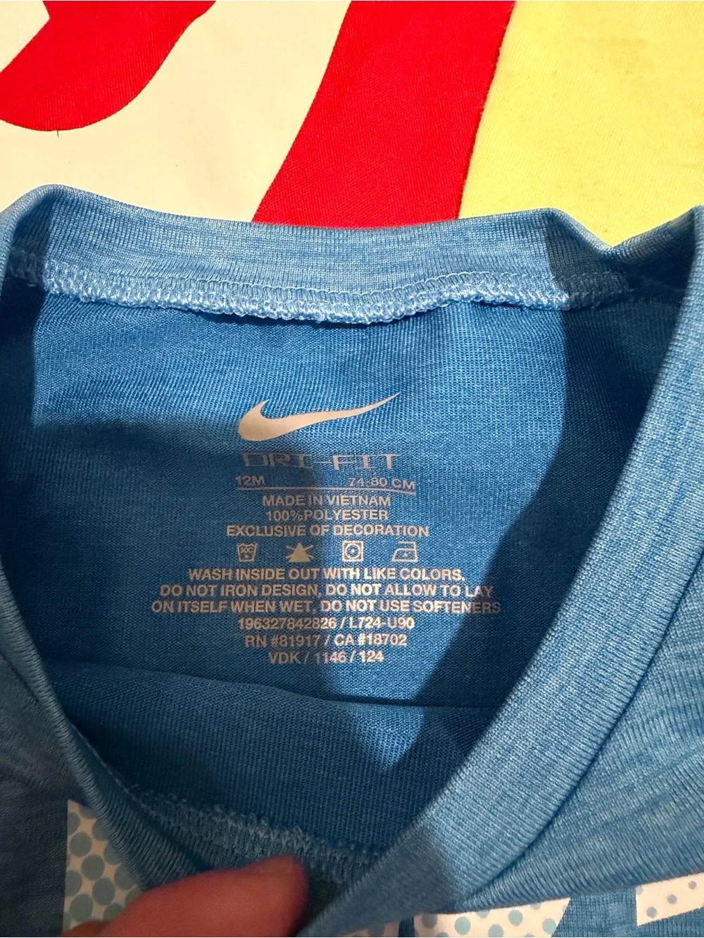 Nike Kids Short Sleeve Tee Bundle - Red, Yellow, Navy, Orange, Blue, Gray